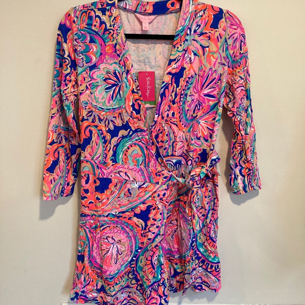 Lilly Pulitzer Karlie wrap romper